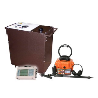 Портативная электротехническая лаборатория для поиска повреждений кабеля акустическим и индукционным методом "Атлет КАИ-1.502 (ИДМ)"