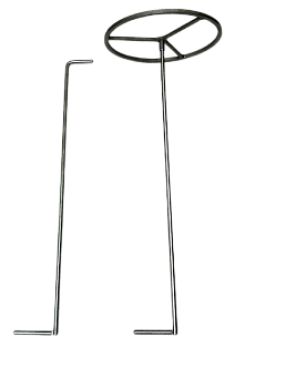 Стержень для установки спиралей намотки R-пленки с опорной площадкой