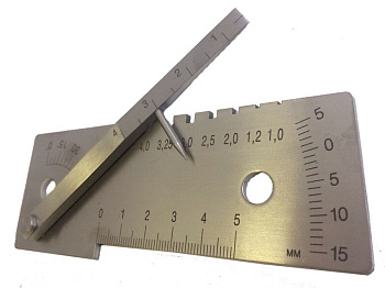 Универсальный шаблон сварщика УШС-3  АРГО с калибровкой